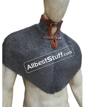 Medieval 6 MM Flat Riveted Chain Mail Bishop Mantle